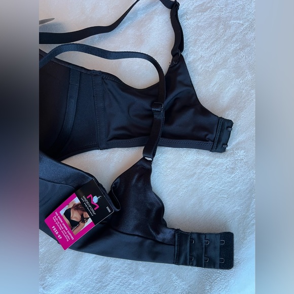 Side Smoothing Perfect Push-Up Underwire Bra 38B ~ Maidenform SE0009 Bla… - Picture 4 of 11